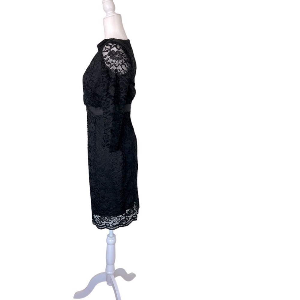 The Limited Lace Sheath Black Dress in Size 4 - Picture 4 of 13